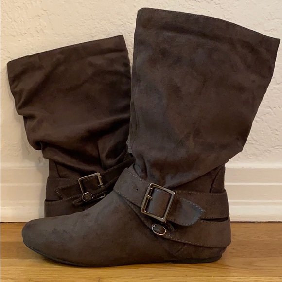 Soda Shoes - SODA BOOTS - 8.5M Gray suede